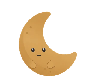 Lua com expressão neutra